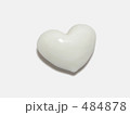 白いハート