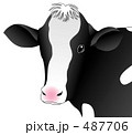牛のアップ