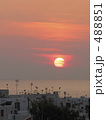 エーゲ海に沈むミコノスの夕日