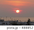 エーゲ海に沈むミコノスの夕日
