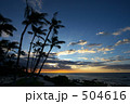 ハワイ島の夕景