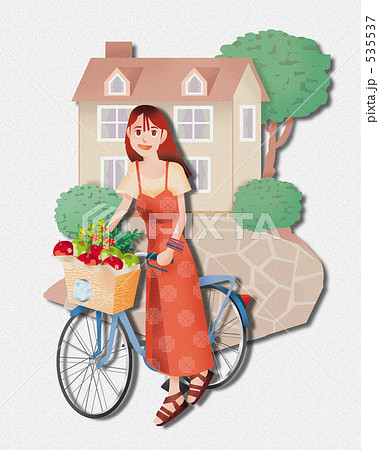 女性のライフスタイル(自転車) 女性のライフスタイル(自転車)