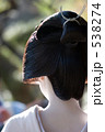 日本髪の女性