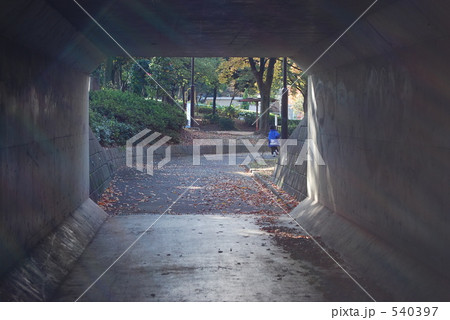 公園のトンネルの写真 公園のトンネルの写真