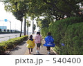 兄弟で一緒に散歩