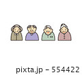 老人（上半身）のイラスト