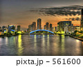 都会の夕暮れ