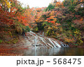 紅葉と粟又の滝