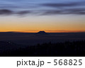 朝焼けの富士山
