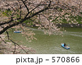 千鳥ヶ淵の桜（ボートの２人）