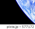 透きとおる青い星
