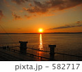 海の夕暮れ