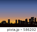 都会のイラスト 夜景 都会のイラスト 夜景