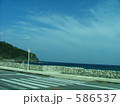 海岸線を走る田舎道 海岸線を走る田舎道