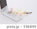 桜と　携帯