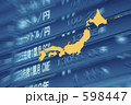 ダウ掲示板と日本地図