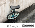 捨てられた一輪車