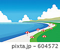 夏　ビーチ　海岸　素材　販売　画像　イメージ　背景　壁紙　イラスト　