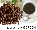 コーヒー豆とコーヒー