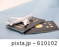パスポートと飛行機
