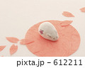 和紙の桜とうさぎ