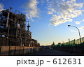川崎京浜工業地帯の夕暮れ