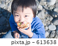 川原でランチ