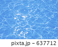 プールの水面