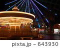 夜の遊園地