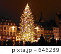 クリスマスツリー　夜景