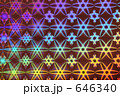 星の模様のホログラム