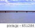 河口にかかる橋