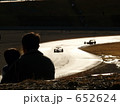 親子でレース観戦