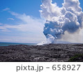 キラウェア火山の溶岩流