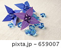 「折り紙の菖蒲」の写真 [659007]