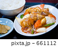 鶏唐揚げの甘酢あんかけ