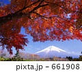 紅葉と富士