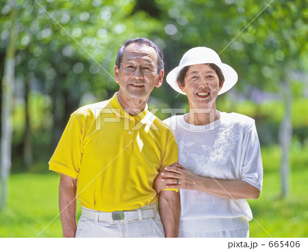 「夏のシニア2」の写真素材 「夏のシニア2」の写真素材