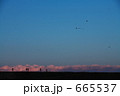 夕焼けのたこあげ