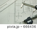 図面とノギス、マイクロメーター
