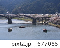 錦帯橋と舟遊び