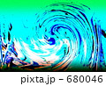 青い波（躍動）
