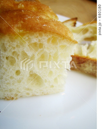 「フォカッチャ焼きたてです！」の写真素材