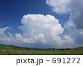 高原の入道雲