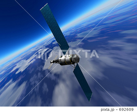 「宇宙 人工衛星 サテライト 」のイラスト素材 「宇宙 人工衛星 サテライト 」のイラスト素材