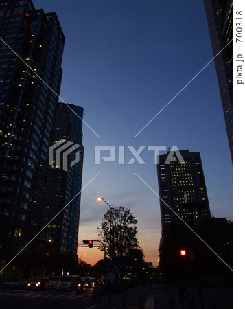 みなとみらいの夕暮れ みなとみらいの夕暮れ