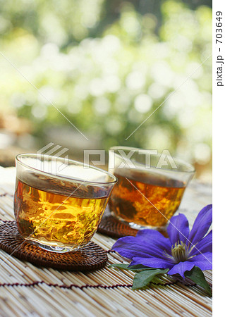 「冷茶」の写真素材