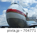 駐機中の政府専用機
