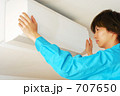 エアコンと男性