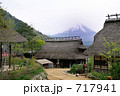 いやしの里根場からの富士山